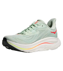 HOKA CLIFTON 10 SEA GLASS NEON FLAME WOMEN’S