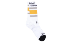 Fuck You Striped Sock "White / Yellow" CHRM1023