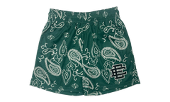 EE Basic Shorts "Paisley - Green Black" EE124