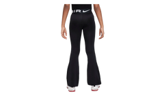 Air Essential Girls' High-Waisted Flared Leggings GS "Black / White" FD2963 010