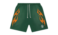 Flame Shorts "Green / Orange" HSR104
