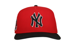 9FIFTY New York Yankees 1962 World Series A Frame Snapback Hat "Red / Black" NE236