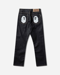 Men's Ape Head Denim Pants Indigo