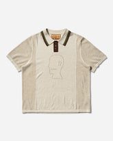 Men's Logo Head Pointelle Polo Natural