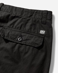 Men's Cotton Gabardine Cargo Pants Black