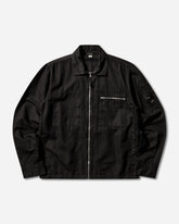 Men's Cotton / Linen Overshirt Black
