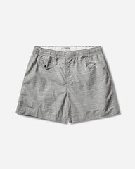 Men's Flatt Nylon Striped Swim Shorts Gunmetal