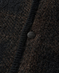 Men's Jacquard Everson Cardigan Black / Palisan