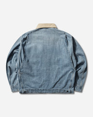 Men's OG Detroit Jacket Blue / Dusty H Brown (Burst Washed)
