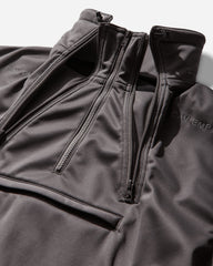 Men's Fleece Back Half Zip Jacket Grey