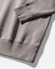Men's Panel Shoulder Crewneck Sweatshirt Beige