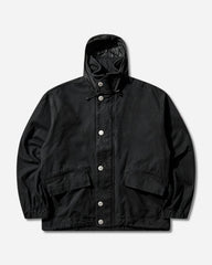 Men's Canvas Casual Zip Jacket Black