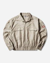 Men's Casual Zip Short Jacket Beige