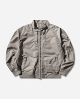 Men's Design Nylon Zip Jacket Grey