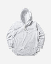 Men's Double-Layer Hooded Shirt White
