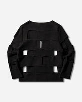 Men's Cut-Out Sweater Black
