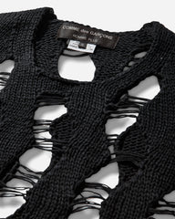Men's Cut-Out Sweater Black