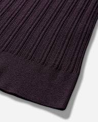 Men's Merino Wool Sweater Dark Purple