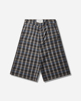 Men's Check Shorts Grey