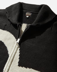 Men's Cowichan Cardigan Jacket Black