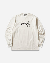 Men's Grunge Longsleeve T-Shirt White