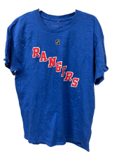 Vintage Blue Rangers Nash Number 61 T-Shirt Large