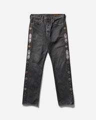 Men's 14oz Denim 5P Monkey Cisco (Studs) Black