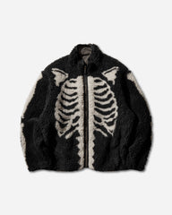 Men's Bone Boa Fleece Reversible Blouson Black
