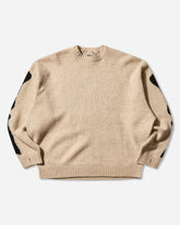 Men's 5G Wool Bone Crewneck Sweater Ecru