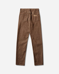 Men's Cotton Canvas Jeans Brown