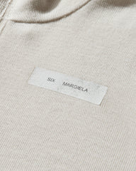 Men's Half-Zip Knit Top Off White