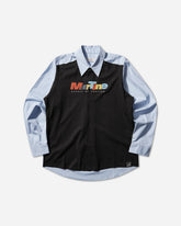 Longsleeve T-Shirt Shirt Blue / Black