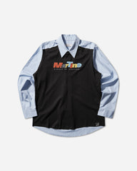 Longsleeve T-Shirt Shirt Blue / Black
