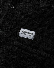 Men's Mohair Cardigan Black