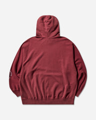 Men's Martine Rose Full-Zip Hoodie Team Crimson