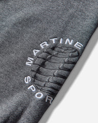 Men's Martine Rose Full-Zip Hoodie Charcoal Heather