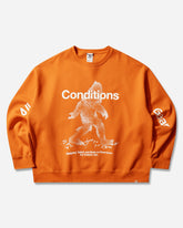Men's ACG 'Tuff Fleece' Therma-FIT Pullover Crewneck Sweatshirt Safety Orange