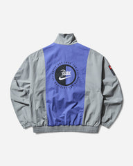 Men's Patta Tracksuit Jacket Particle Grey / Sapphire