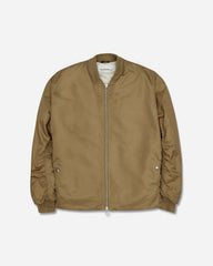 Men's Minimal Bomber Jacket Beige