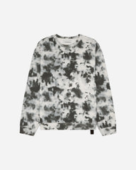Men's Loose Fit Crewneck Sweatshirt Black Camo