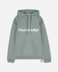 Men's Flower Loose Fit Hoodie Sage Green