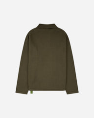 Men's Knit Polo Military Green