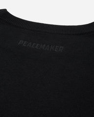 Men's Applied Tape Knit Sweater Black