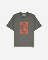 Men's Dynamo Print Loose Fit T-Shirt Gray