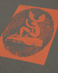 Men's Dynamo Print Loose Fit T-Shirt Gray