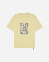 Men's Dynamo Print Loose Fit T-Shirt Light Yellow