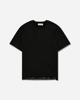 Men's Mesh Layer T-Shirt Black