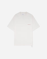 Men's Keys Print Oversized Fit T-Shirt White