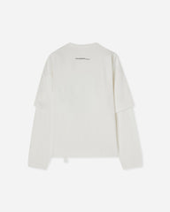 Men's Lighter Double Layer Boxy T-Shirt Snow White