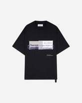 Men's Halfway To Nowhere Print Regular Fit T-Shirt Black